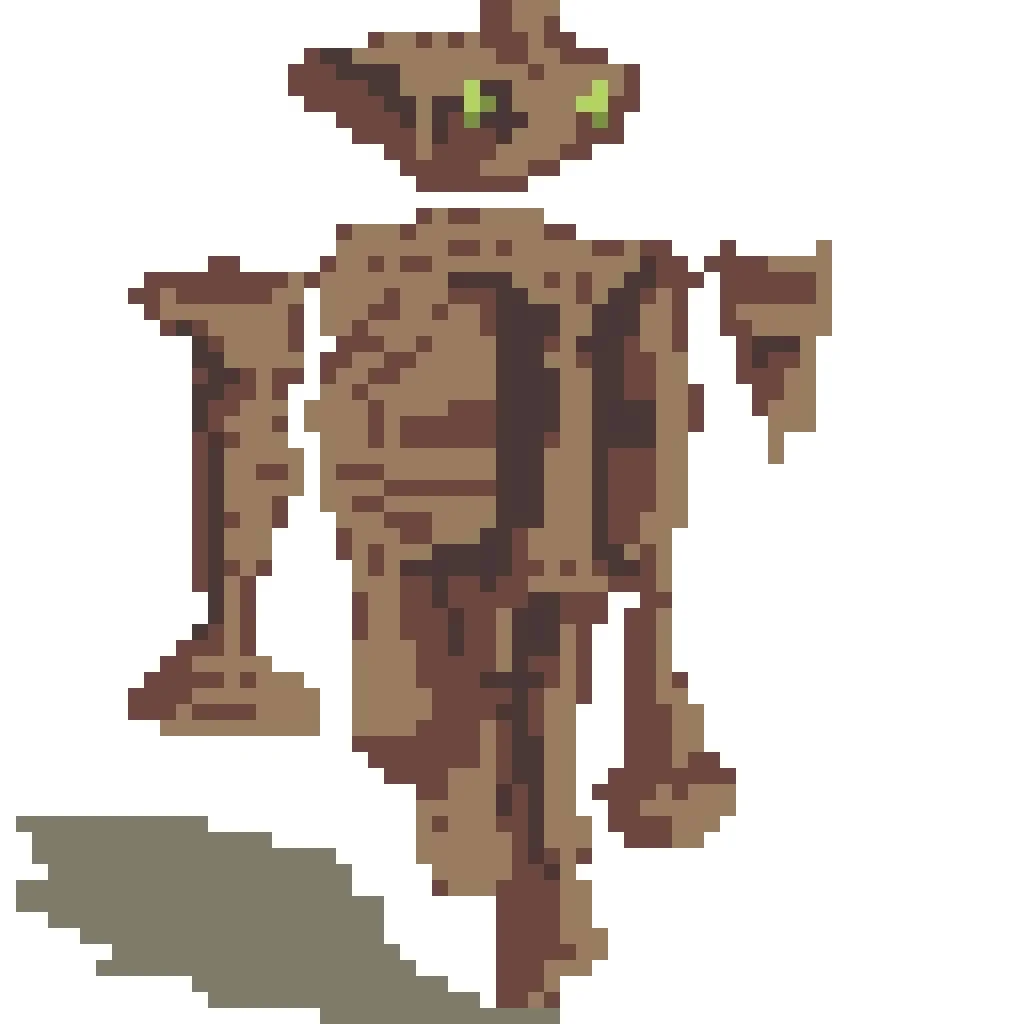 A rock golem (also Monument Valley upside-down).