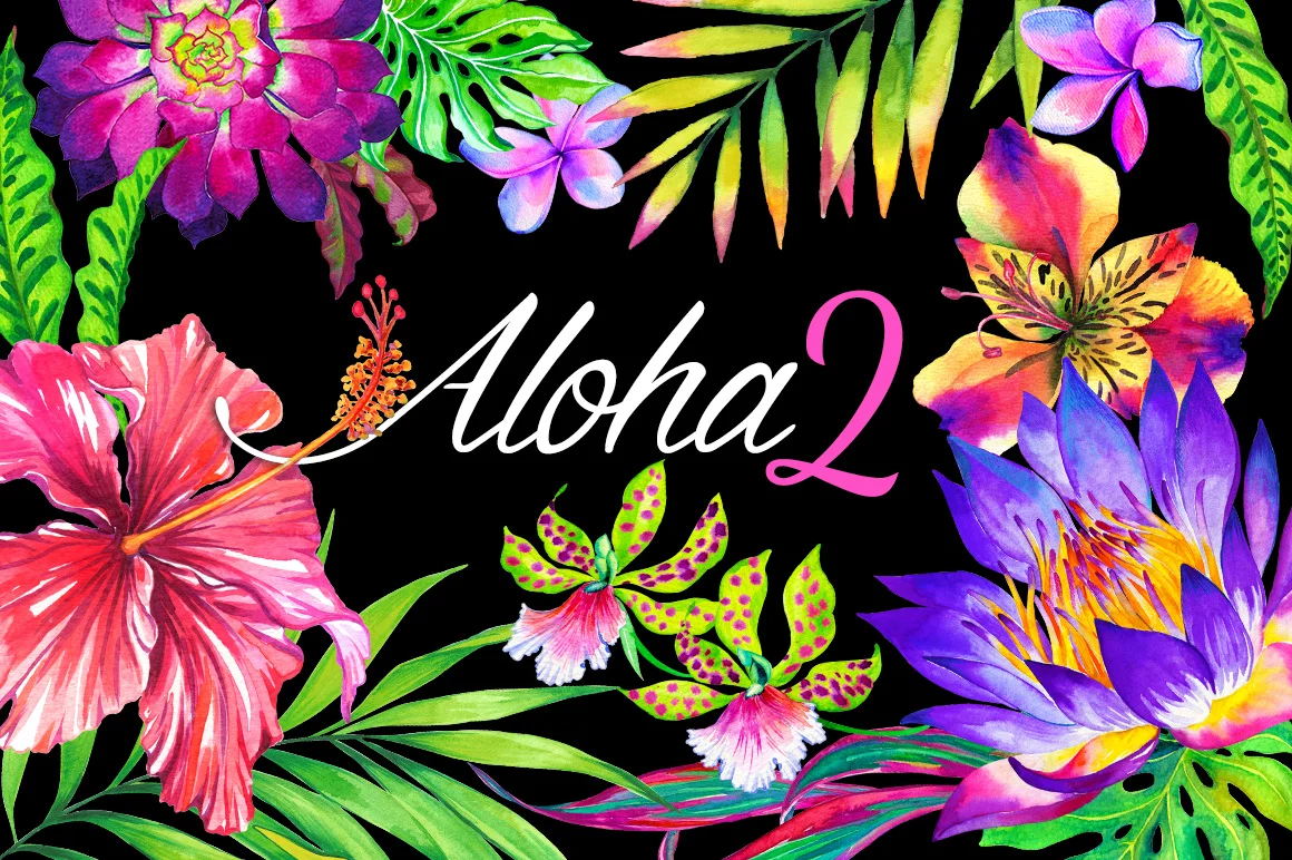 Aloha 2 - Tropical Kit. Commercial Use License
