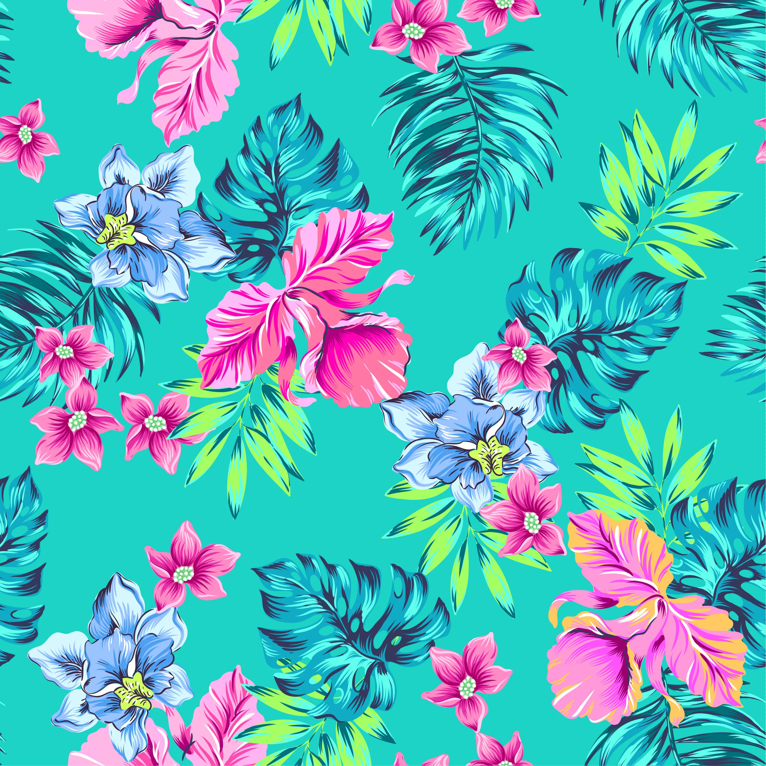 Commercial License - VectorOrchid Pattern