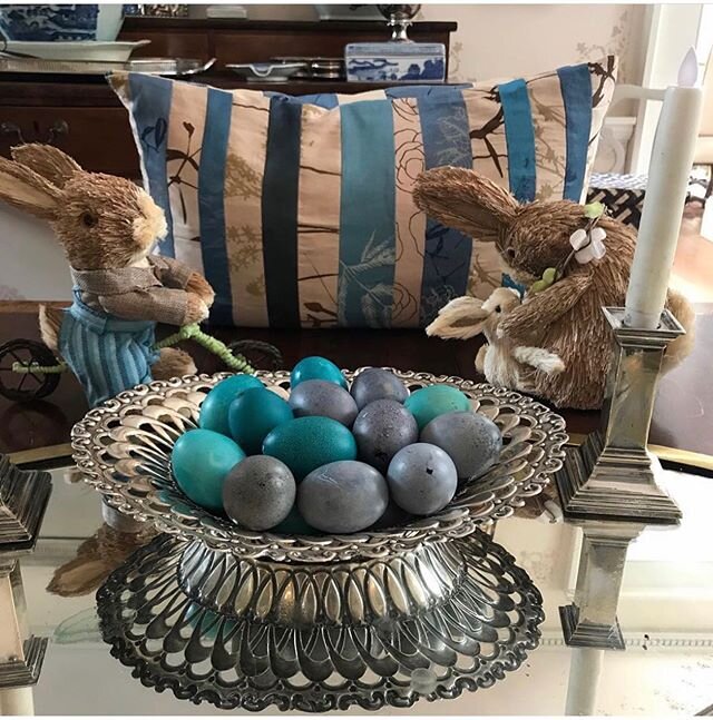 From last Easter. Eggs I died in crushed blueberries. I need some good hens this year and none anywhere to be found! #happyeaster#wewillseelight#thetunnelisnttoolong#bepatient#stayin#onlywaythrough#putyourhornsdownandwalkforward#explorecharleston