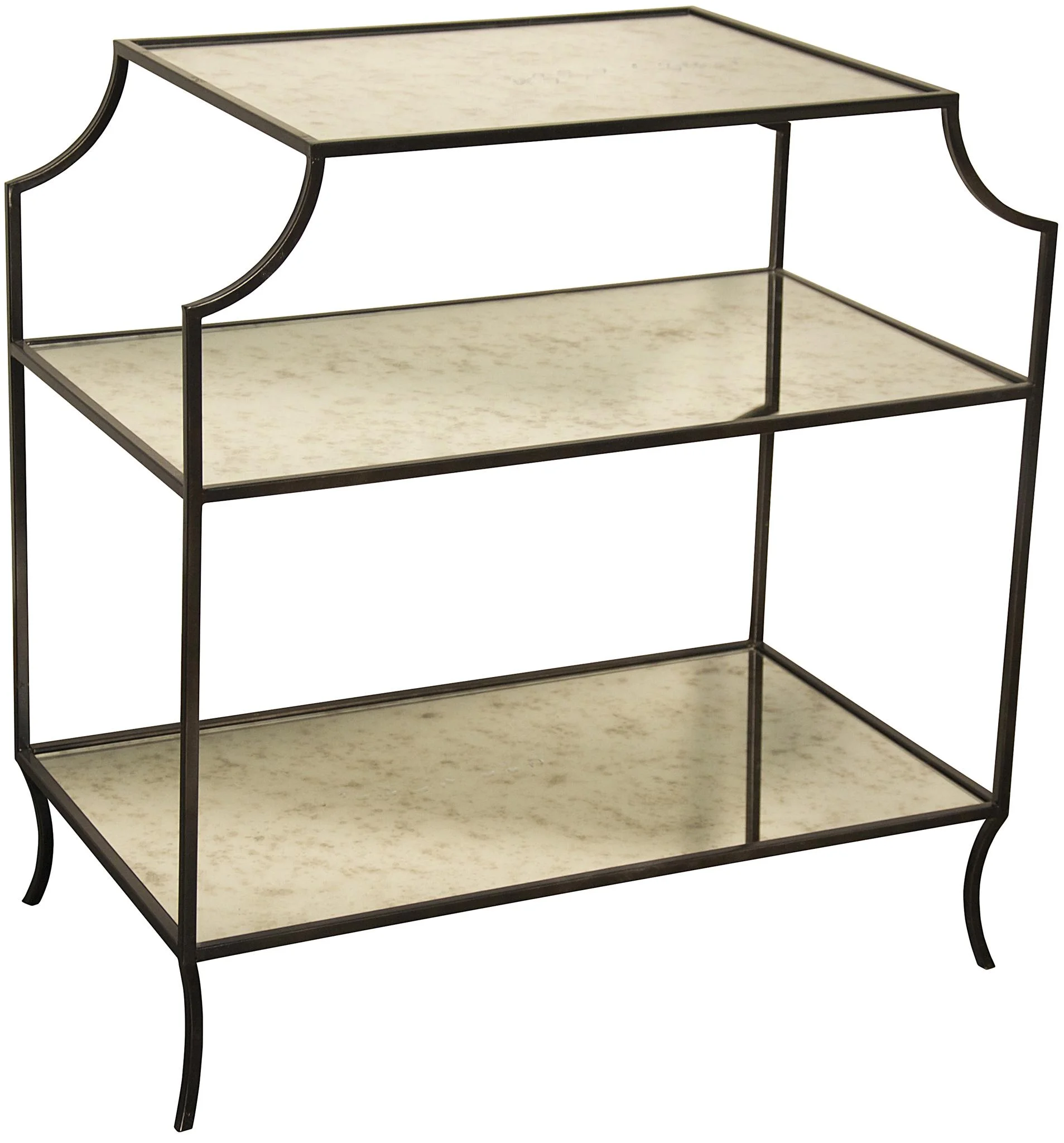 Temple Side Table With Antique Mirror Inside Design Temple Side Table With Antique Mirror Inside Design