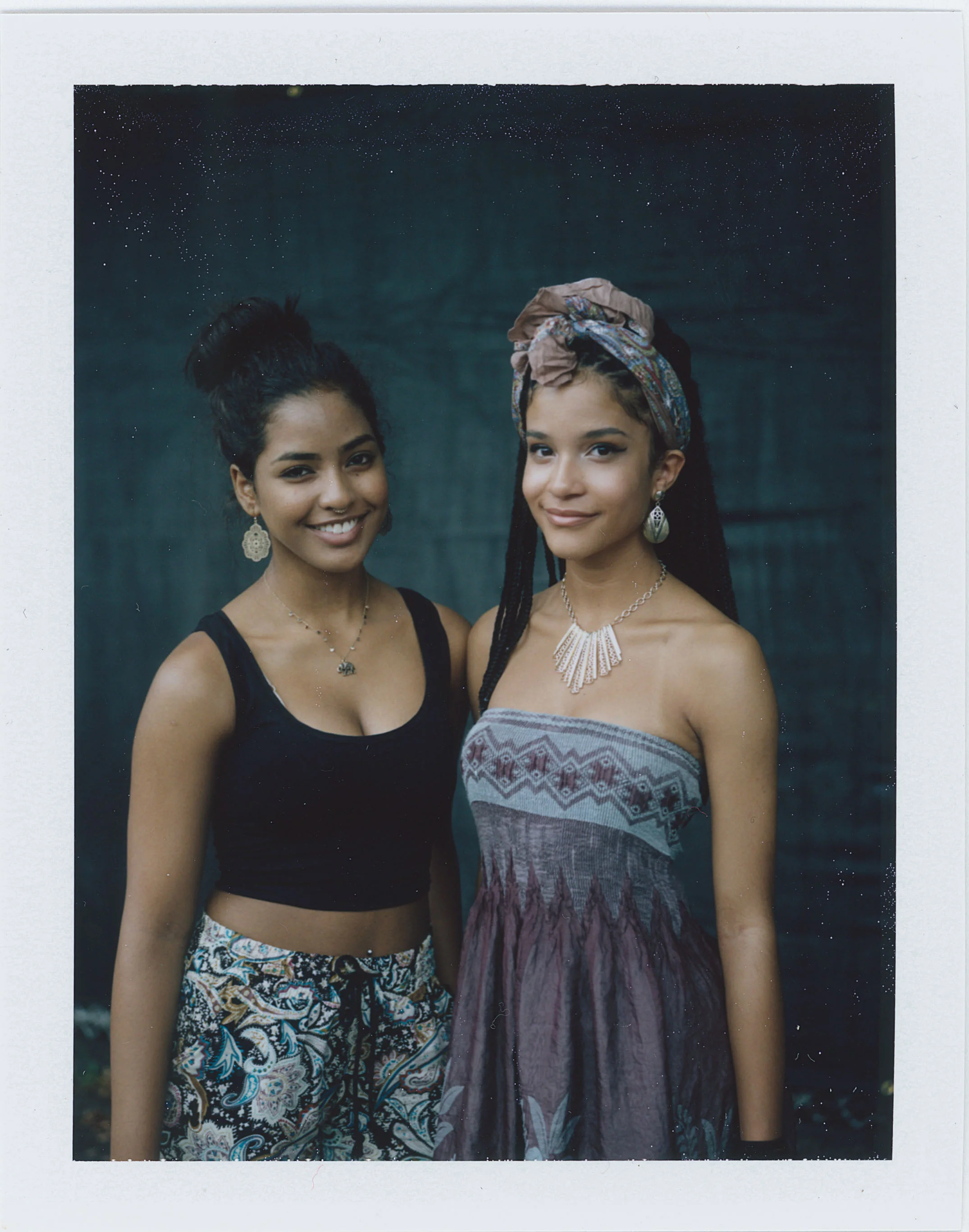 Sophia Clarke and Fleidy Aponte, AfroPunk Festival 2015 NYC Yahoo Style