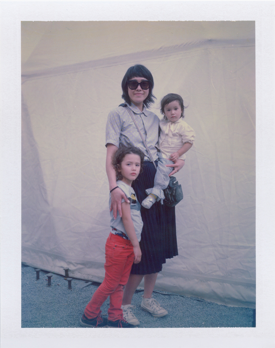  Mika Parla with her sons Otono and Remi, NYC 2014 