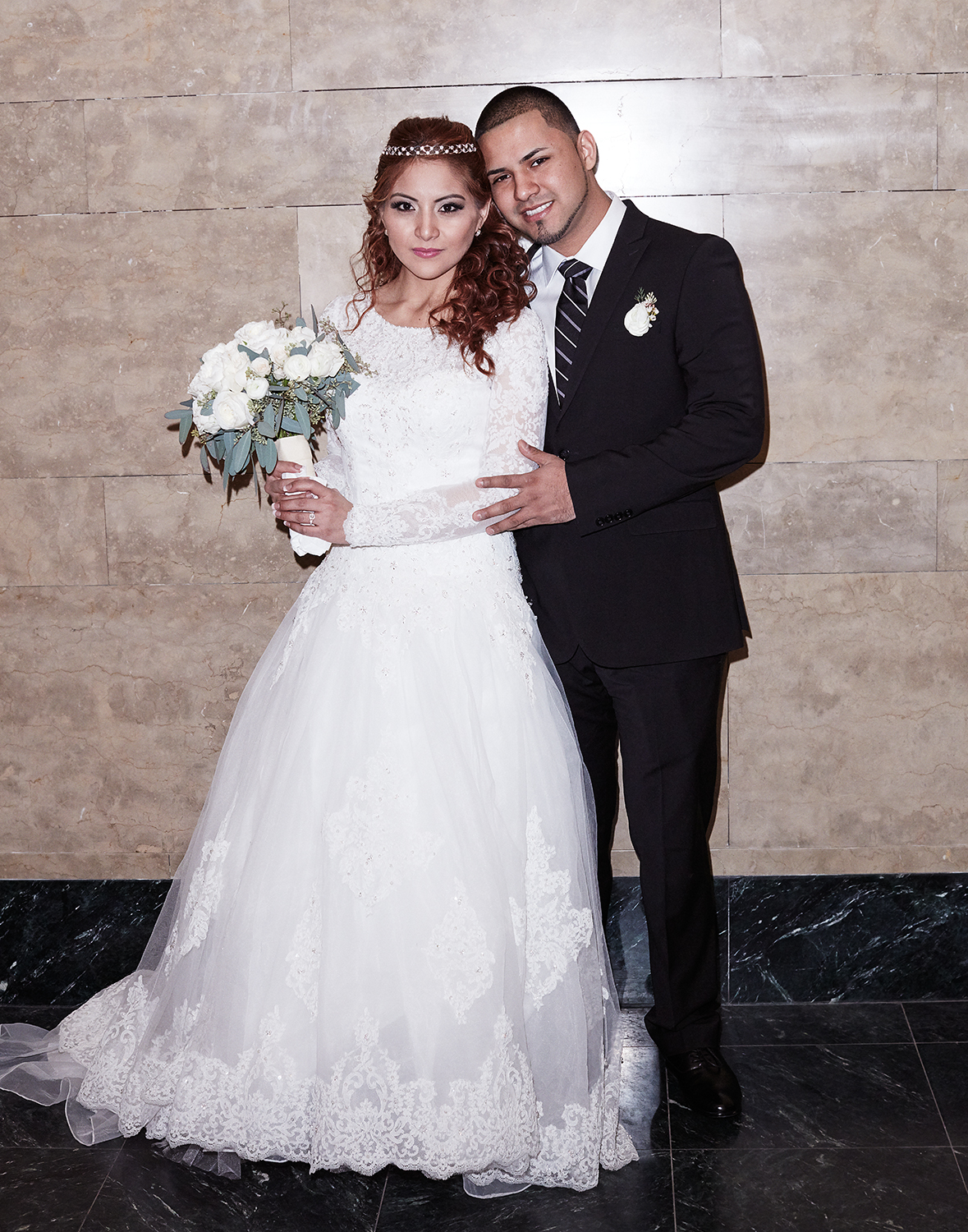 Jessy and Renzo, just married at the City Clerk's Office, Manhattan Feb. 12th, 2016, Yahoo Style Feature Feb 2016 