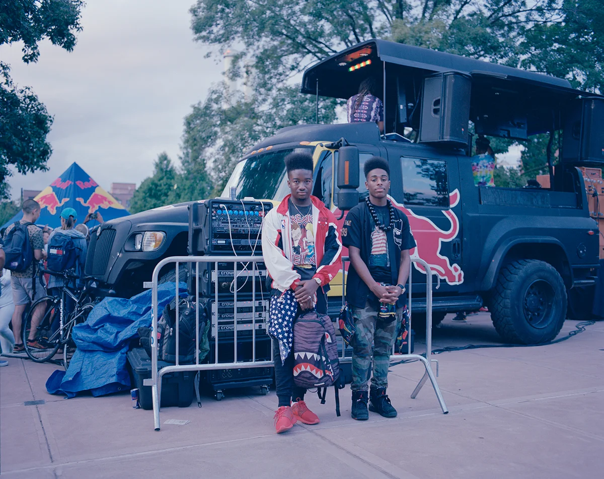 Deseam Henderson and Shamar Samuel, AfroPunk Festival 2014, Brooklyn, Yahoo Style "The Originals" 