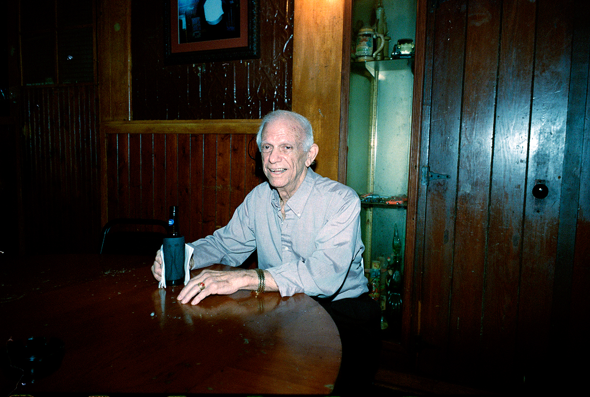  New Orleans, bar patron,&nbsp;Bud Rips, Burgundy and Piety, Oct 2014 