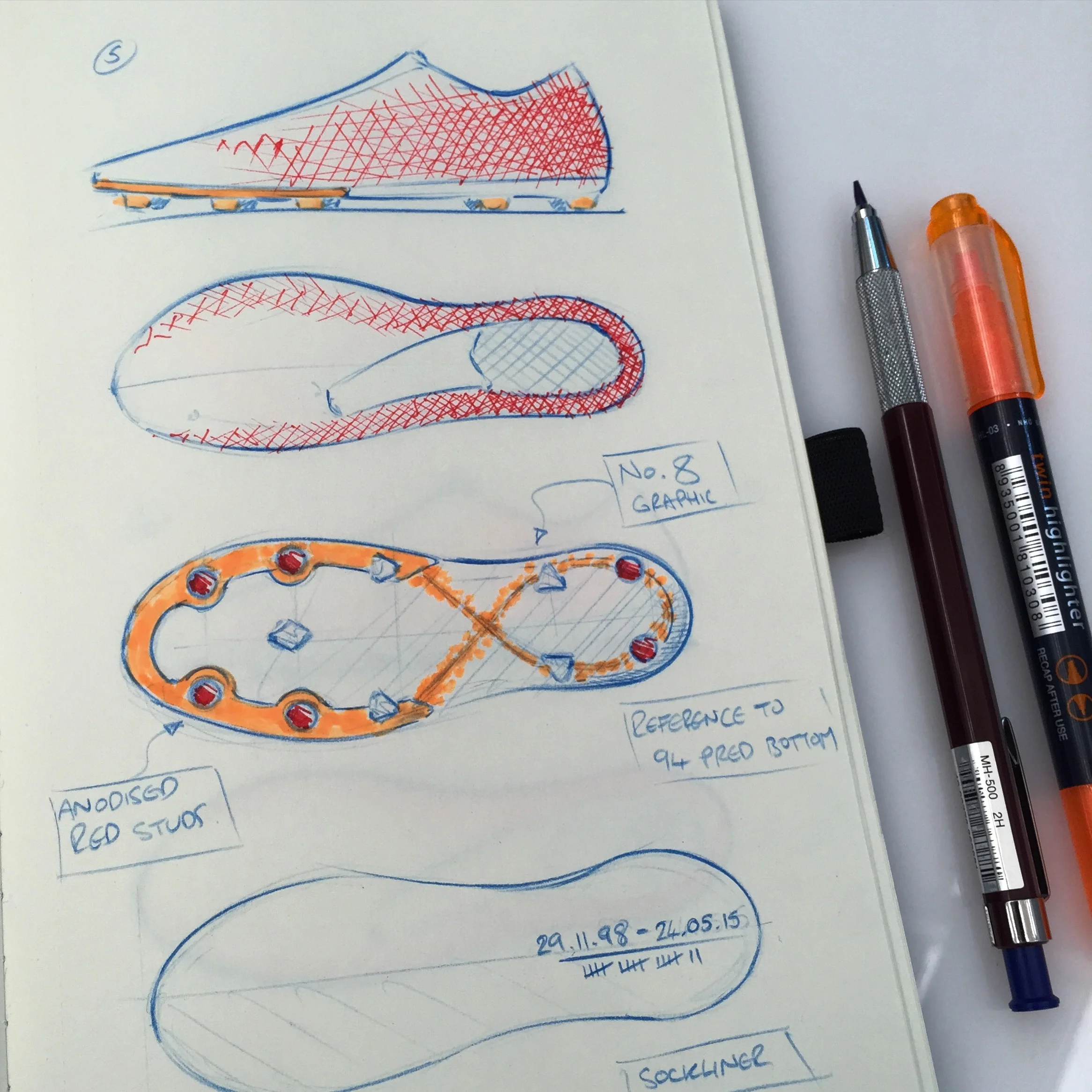 Steven Gerrard Predator Design Process