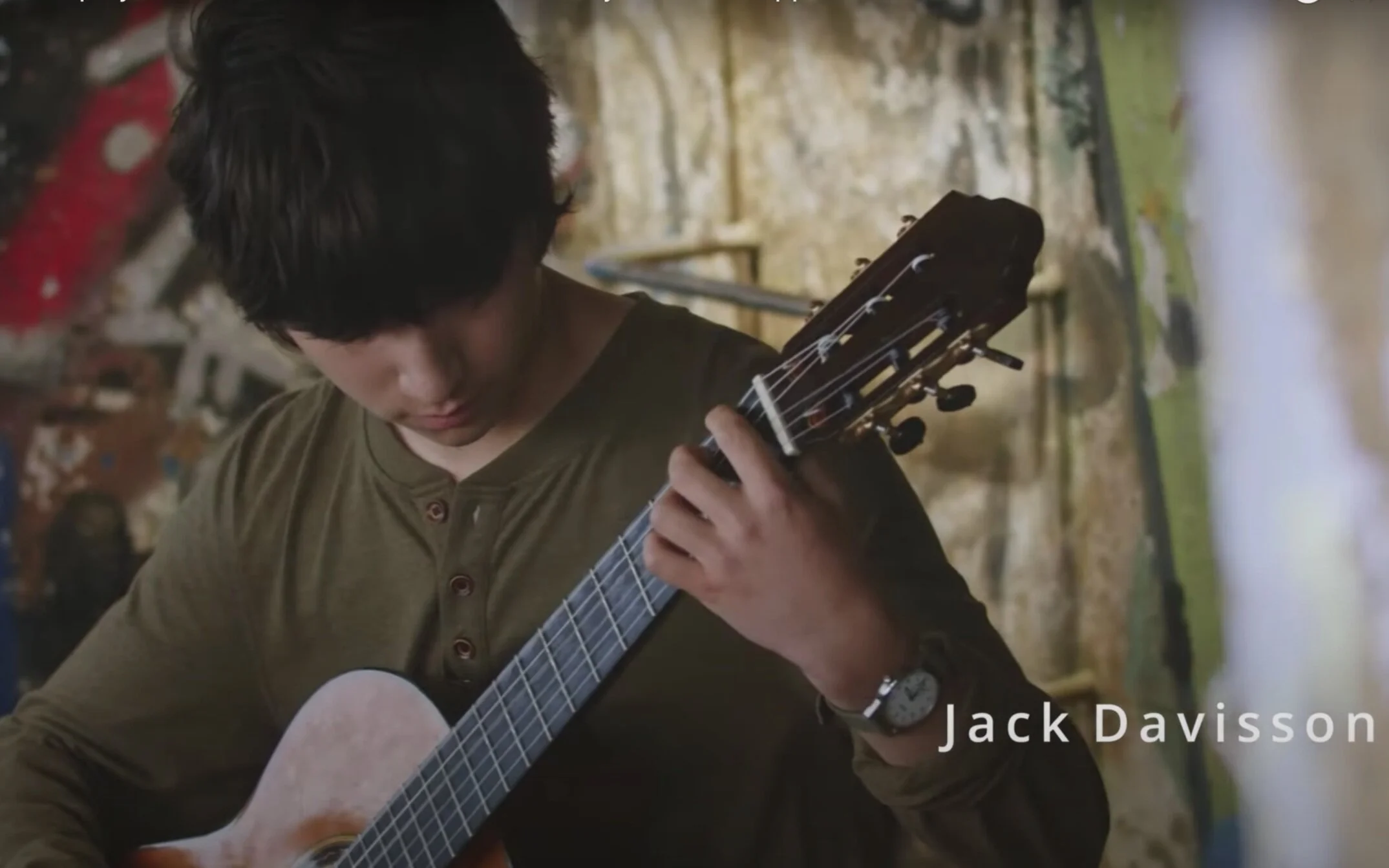 Jack Davisson plays Flippin's piece 'Jericho'