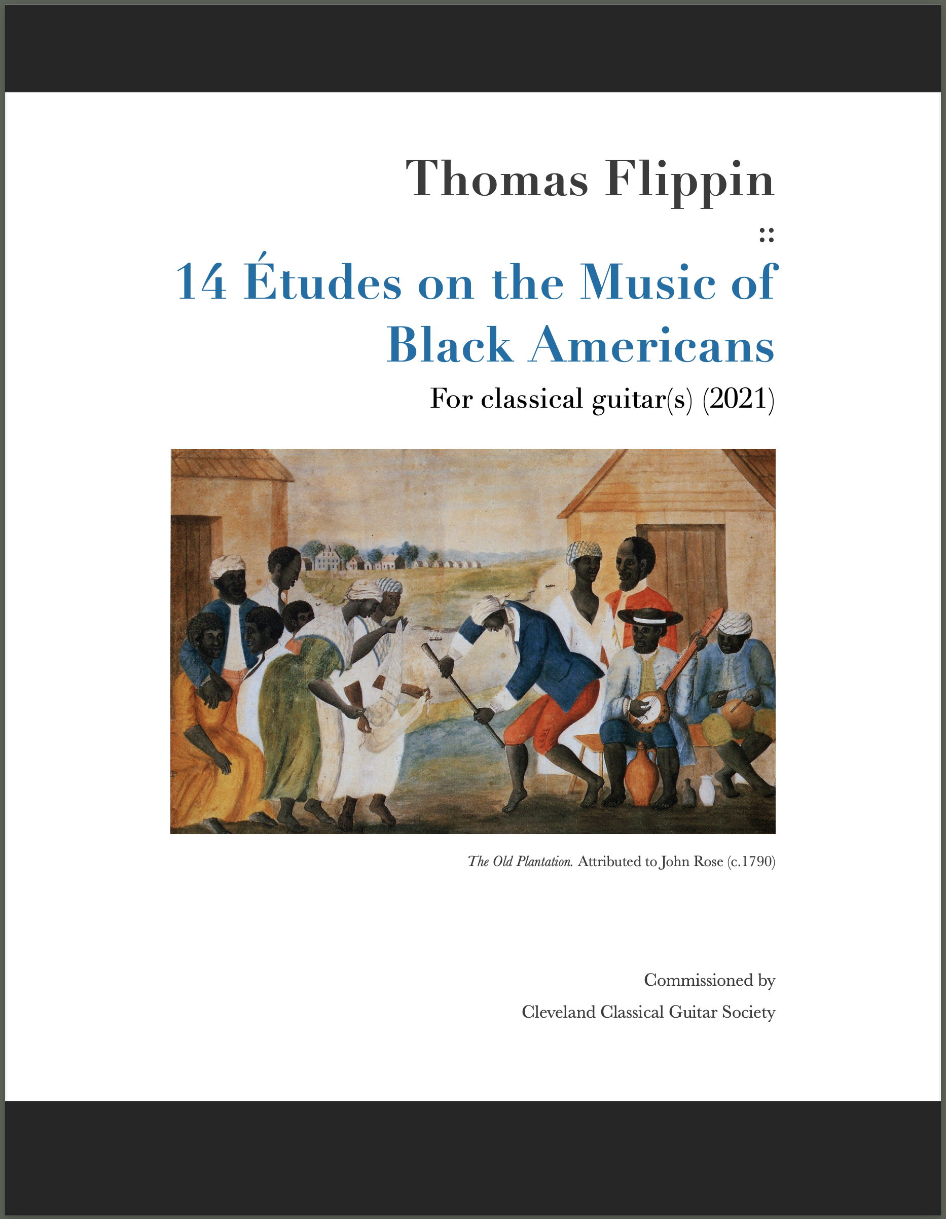 14 Études on the Music of Black Americans released. 