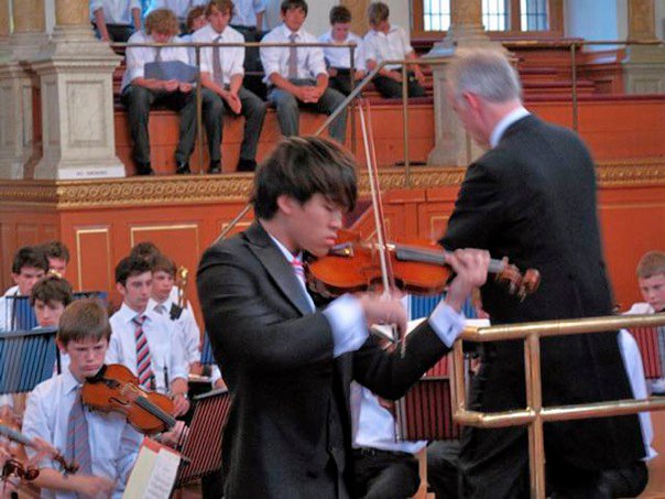 Performing Tchaikovsky's Violin Concerto in D at the Sheldonian Theatre, Oxford
