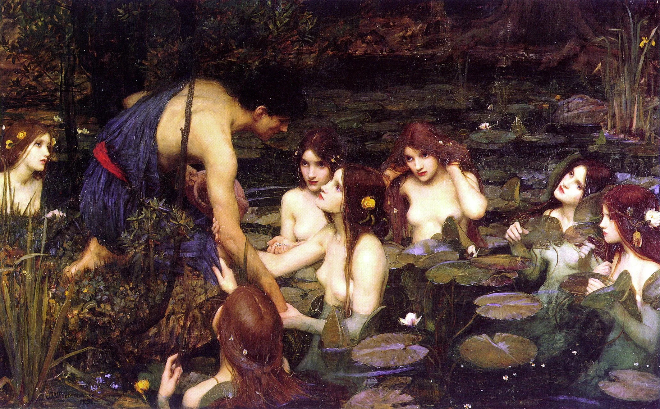 Story about Hylas and the Nymphs