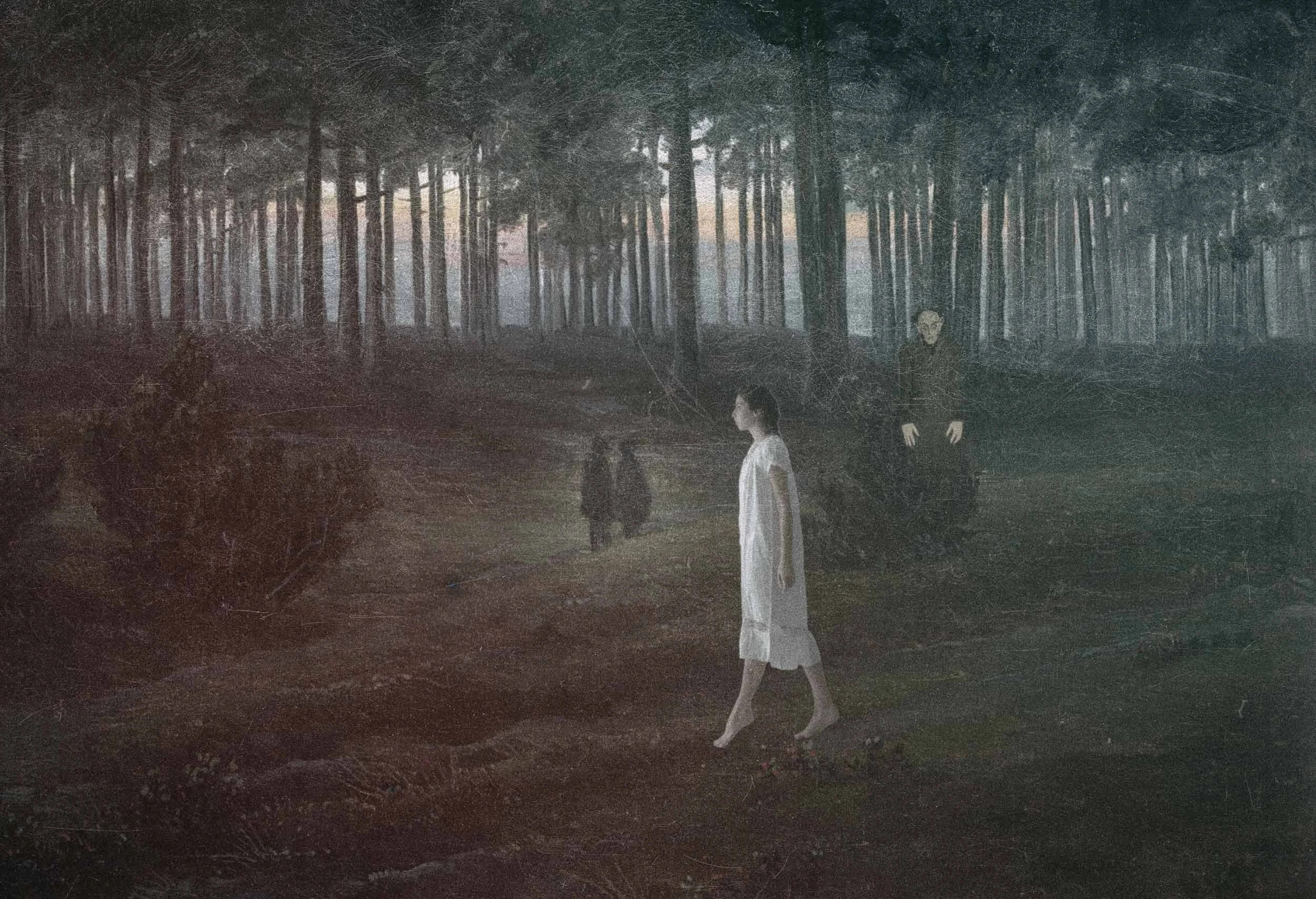 There are vampires in the forest.