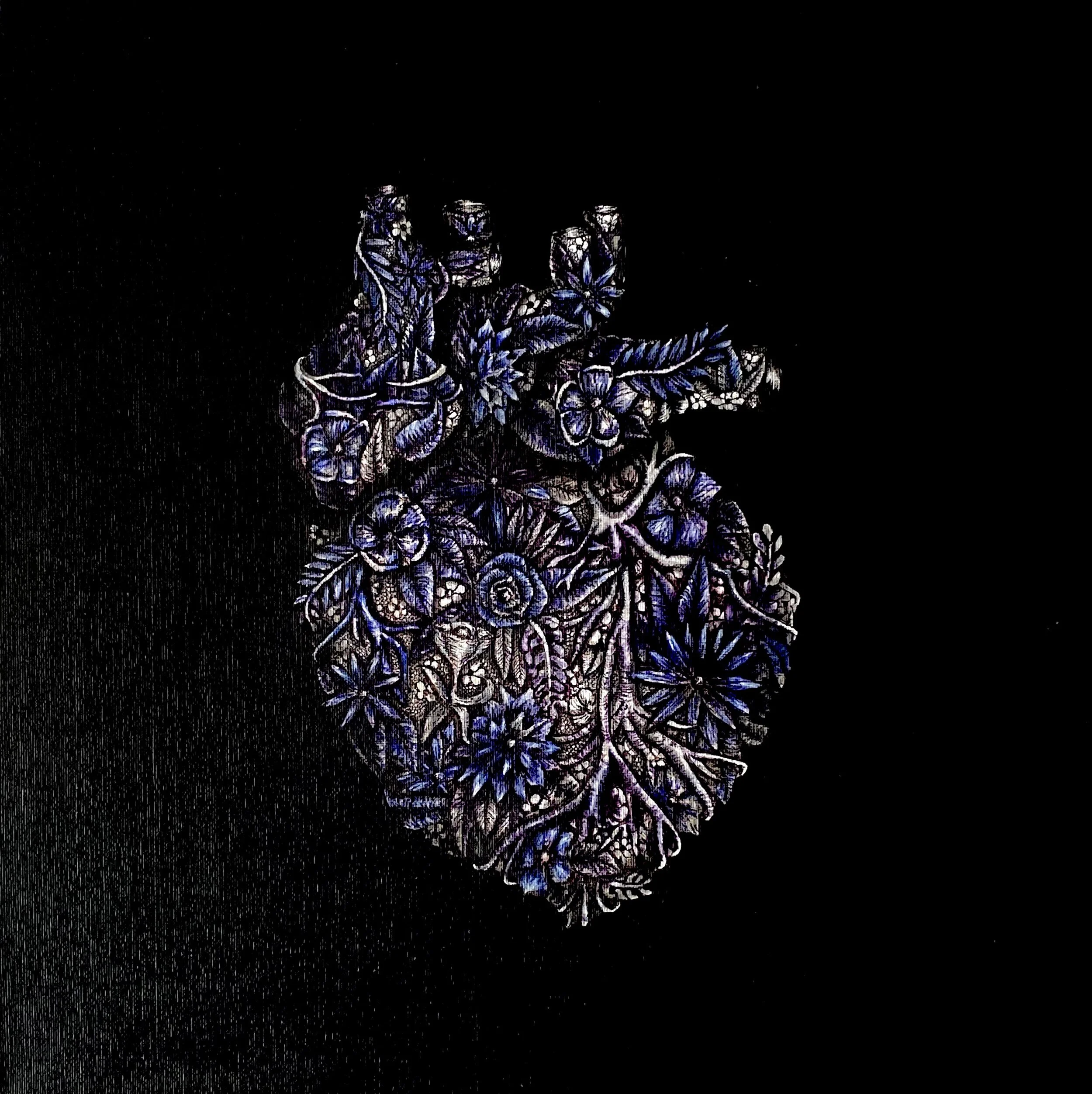  “EVOLving”  2017  Mixed Media on Canvas 40cm x 40cm 