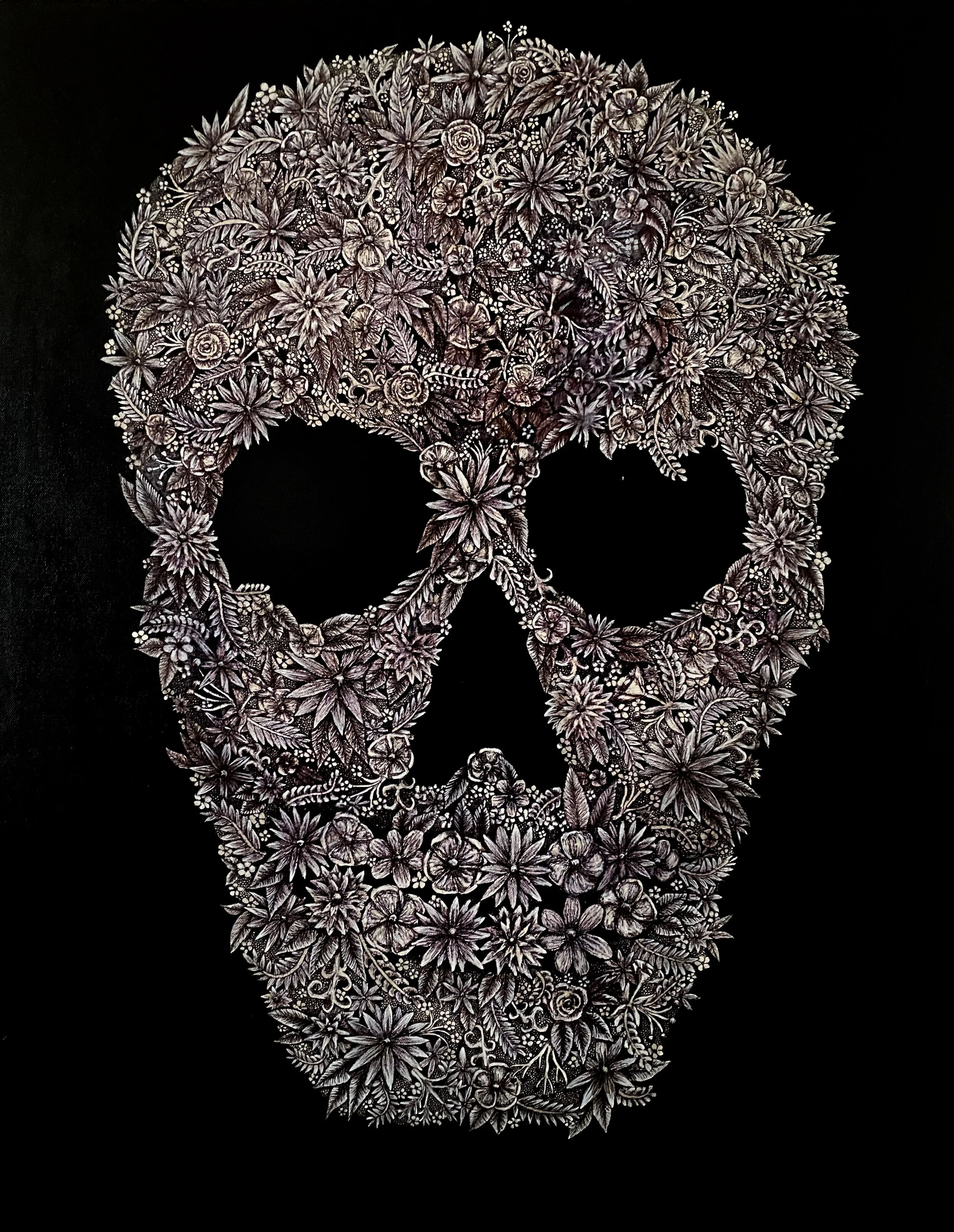  “LATE PUBERTY”  2012 -2013  Mixed media on canvas 100cm x 80cm 