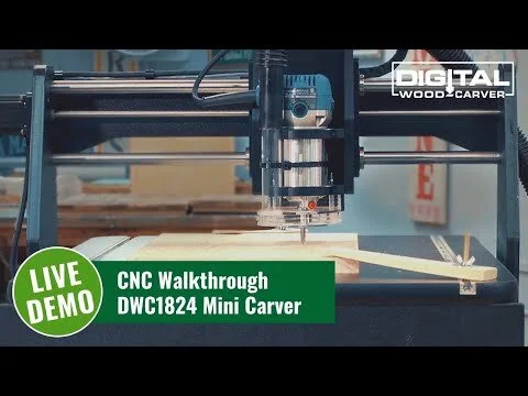 CNC Walkthrough DWC1824 Mini Carver (Copy)
