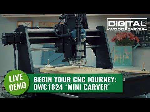Begin your CNC Journey with the DWC1824 Mini Carver (DEMO) (Copy)