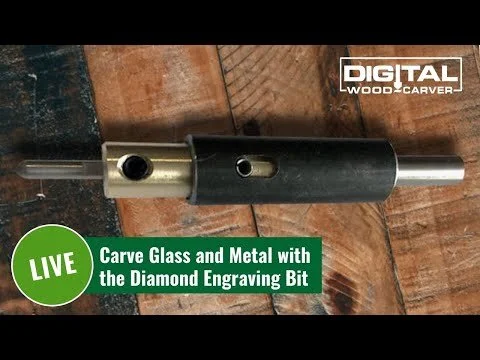 Carve Glass and Metal with the Diamond Engraving Bit (Copy)