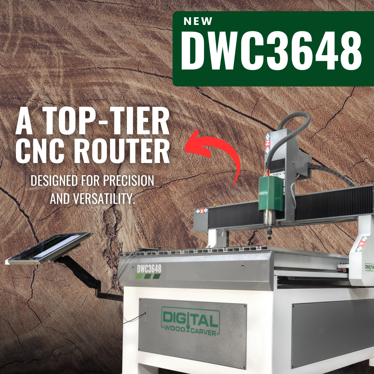 Digital Wood Carver CNCs for Hobby Professional Woodworkers