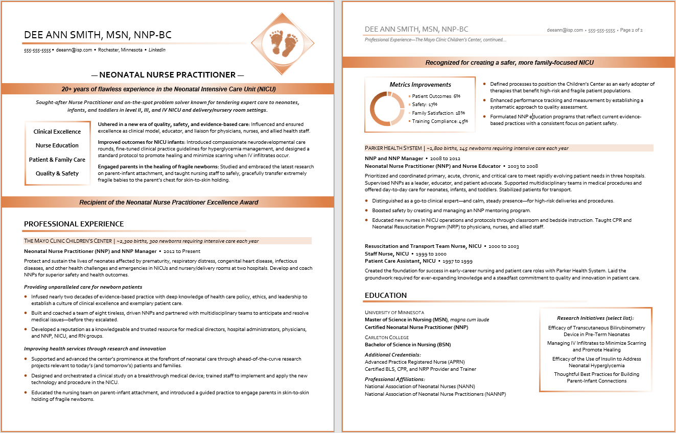 Family Nurse Practitioner Resume Samples Velvet Jobs