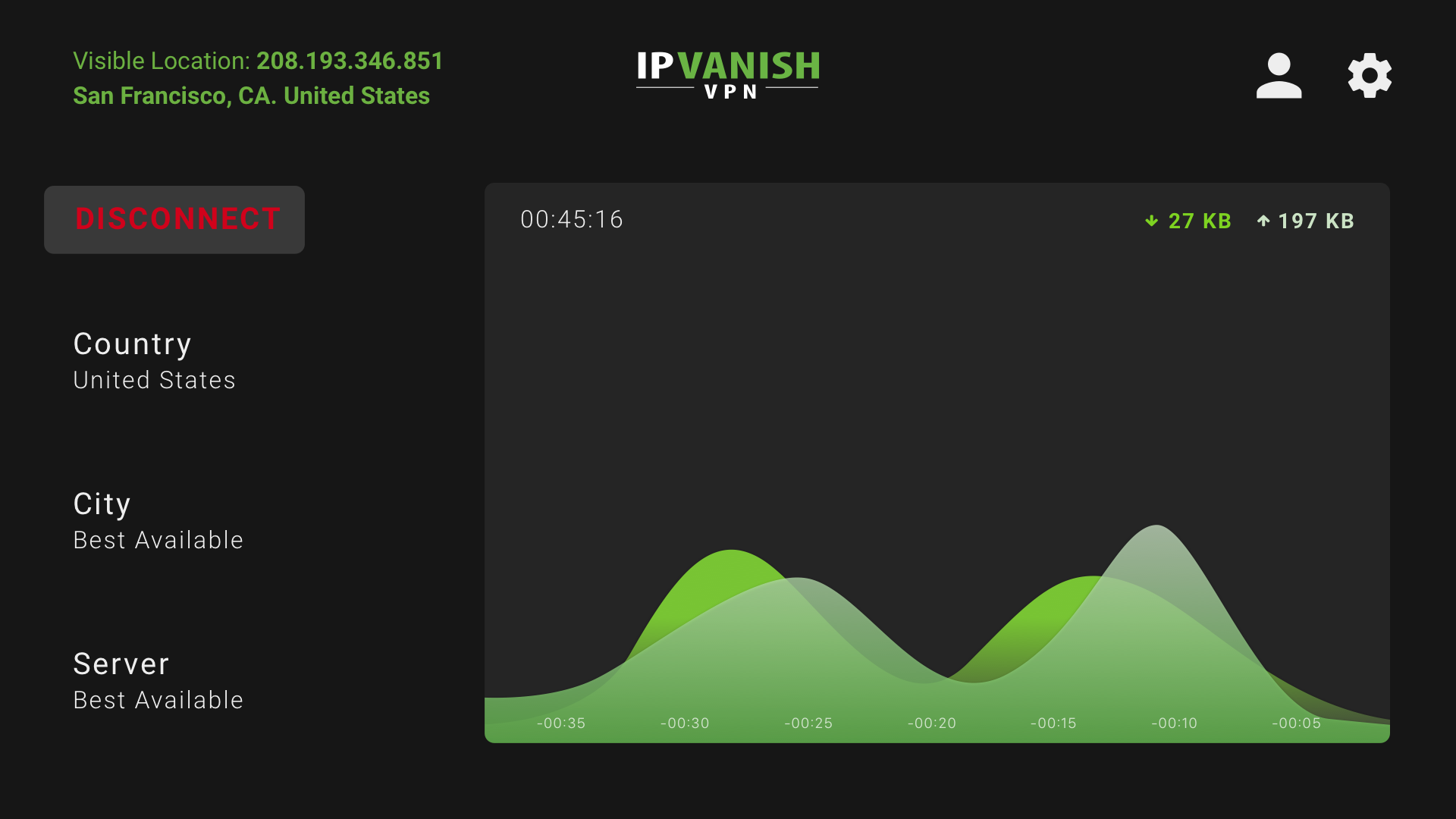 IPVanish 4.0 - Android TV