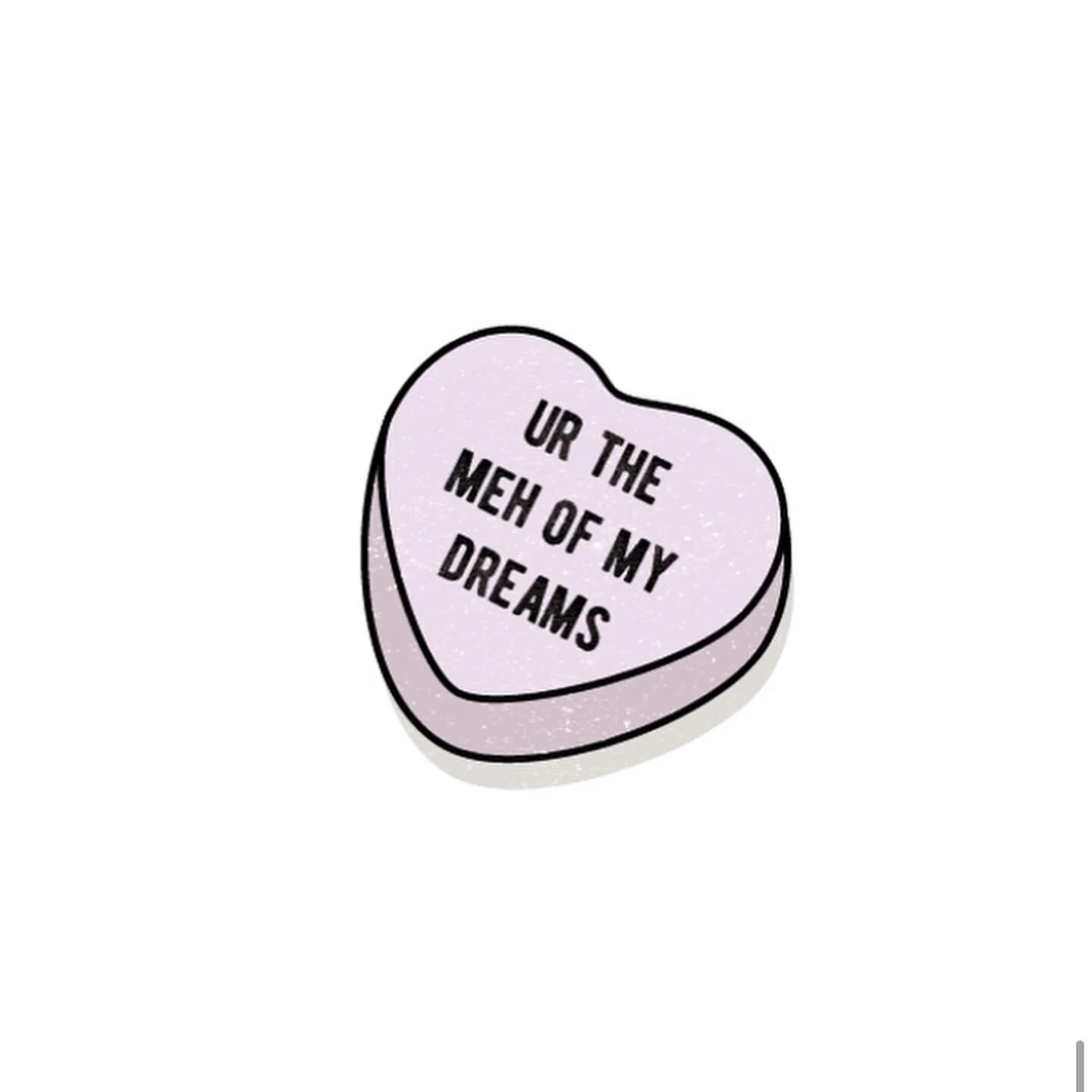 Happy Valentine&rsquo;s Day! Hope you receive a chalky sarcastic tums ❤️ what would yours say? 
..
..
..
#digitalart #digitalillustration #digitalartwork #digitaldrawing #graphicart #designbadass #flatdesign #supplyanddesign #weloveillustration #illu