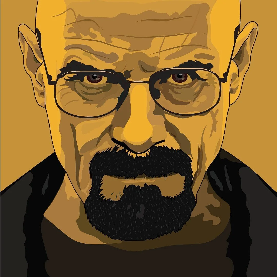"I AM THE ONE WHO KNOCKS"
..
..
..
#walterwhite #breakingbad #heisenberg #dribbble #dribbblers #slowroastedco #digitalart #digitalillustration #digitalartwork #digitaldrawing #graphicart #weloveillustration #illustratorsofinstagram #illustr