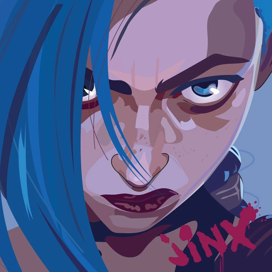 I could never do justice to the beautiful illustration style of this show, but I also enjoyed it too much not to try! I feel a cosplay coming on...
Have you watched Arcane? 
..
..
..
#arcane #jinnx #myenemy #leagueoflegends #imaginedragons #steampunk
