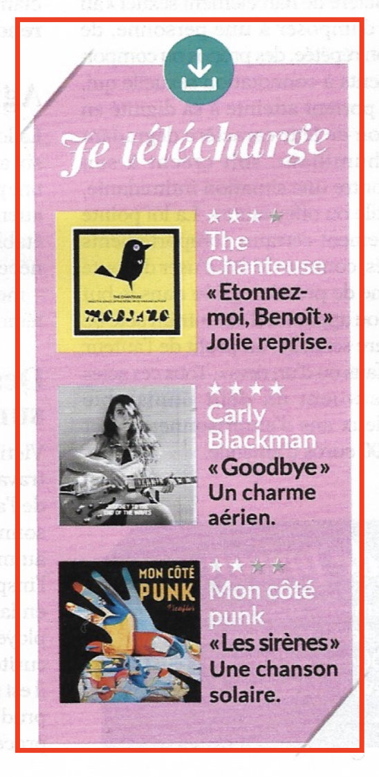 Femme actuelle the chanteuse