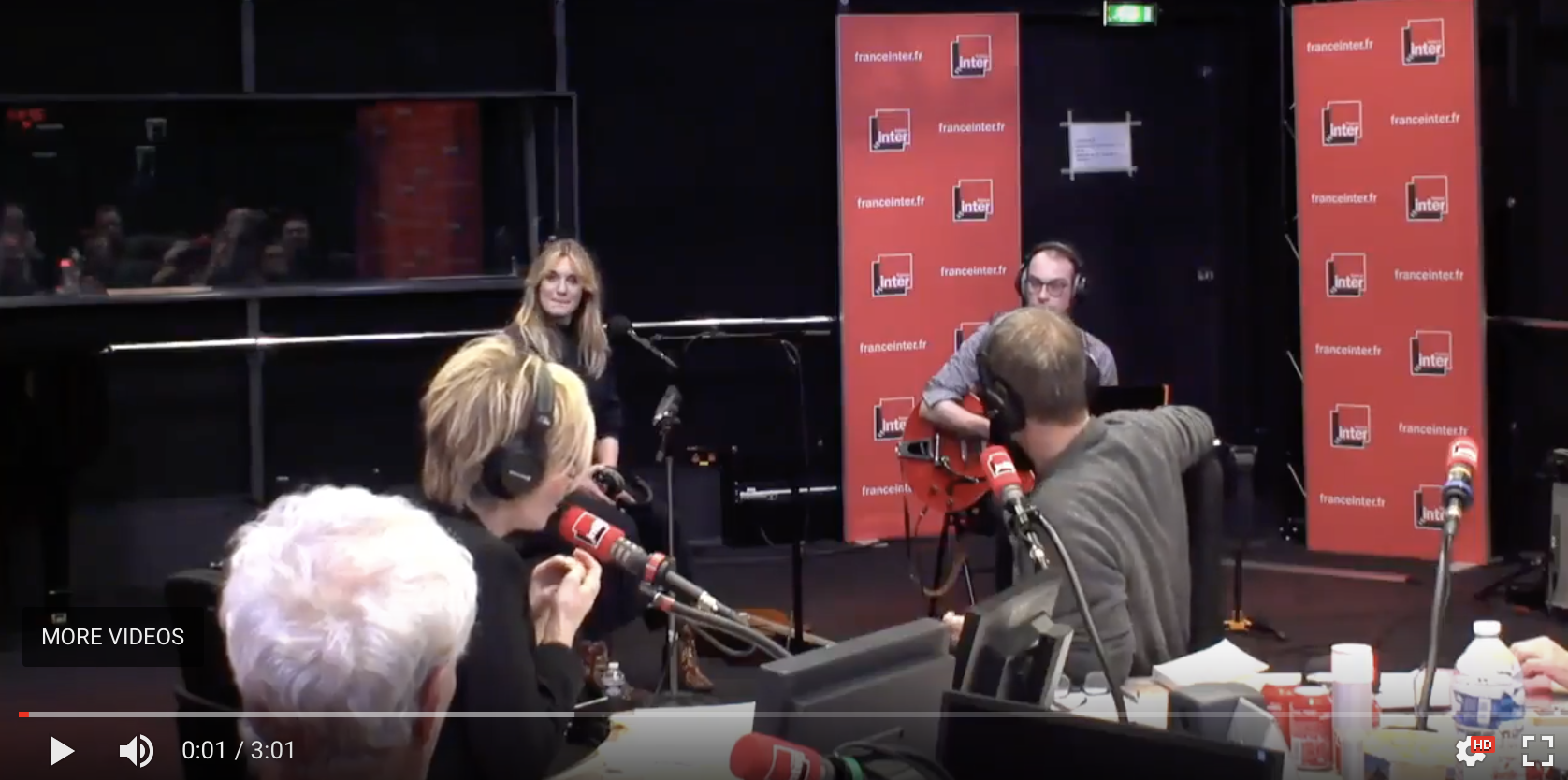 the chanteuse live les oiseaux reviennent France Inter