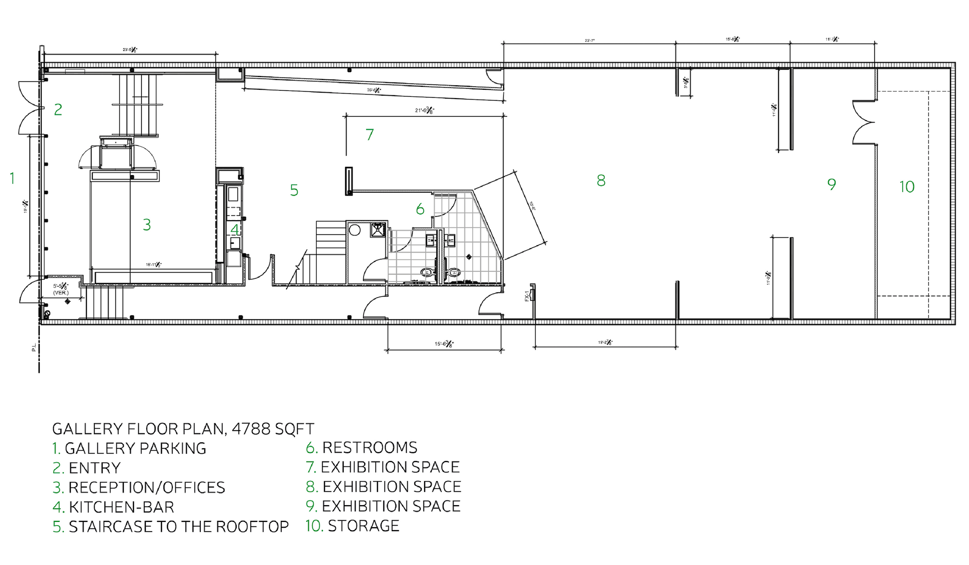 First Level Floor Plan.