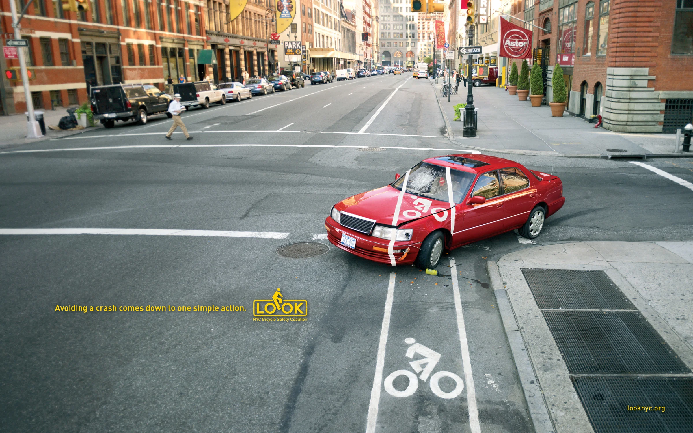  NYC bicycle safety campaign 