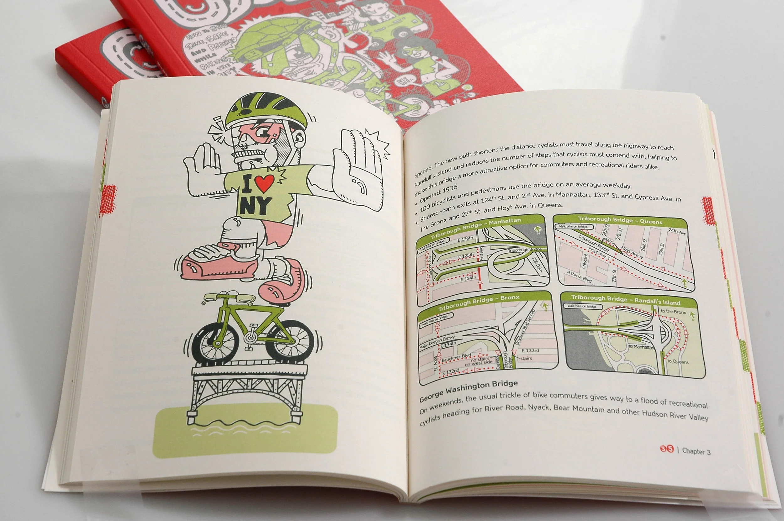  Book creation and design for bike safety group in NYC. Role: Creative Director 