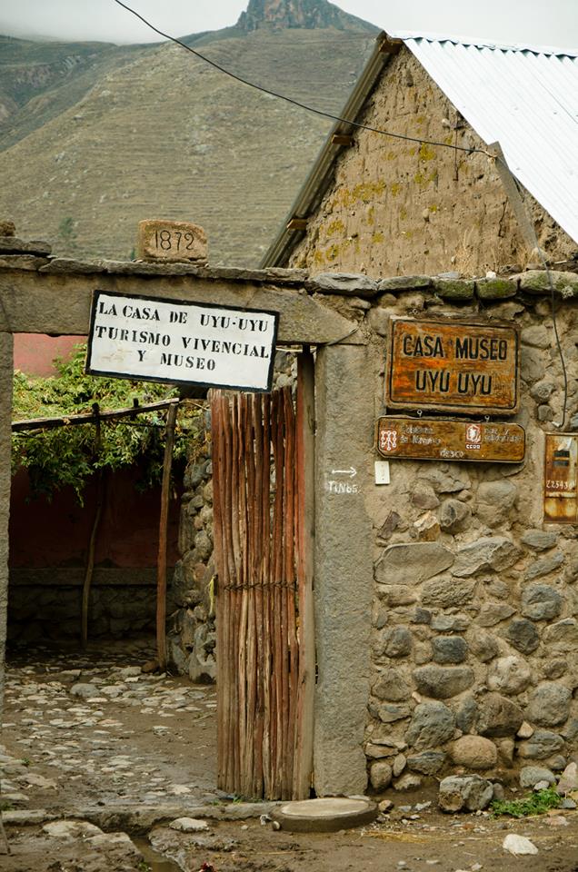 Gerardo Huaracha and Luisa Cutipa's cultural tourism lodge and museum in Yanque, a hamlet in the Peruvian Andes' Colca Valley. (Photo: M. Palacios)