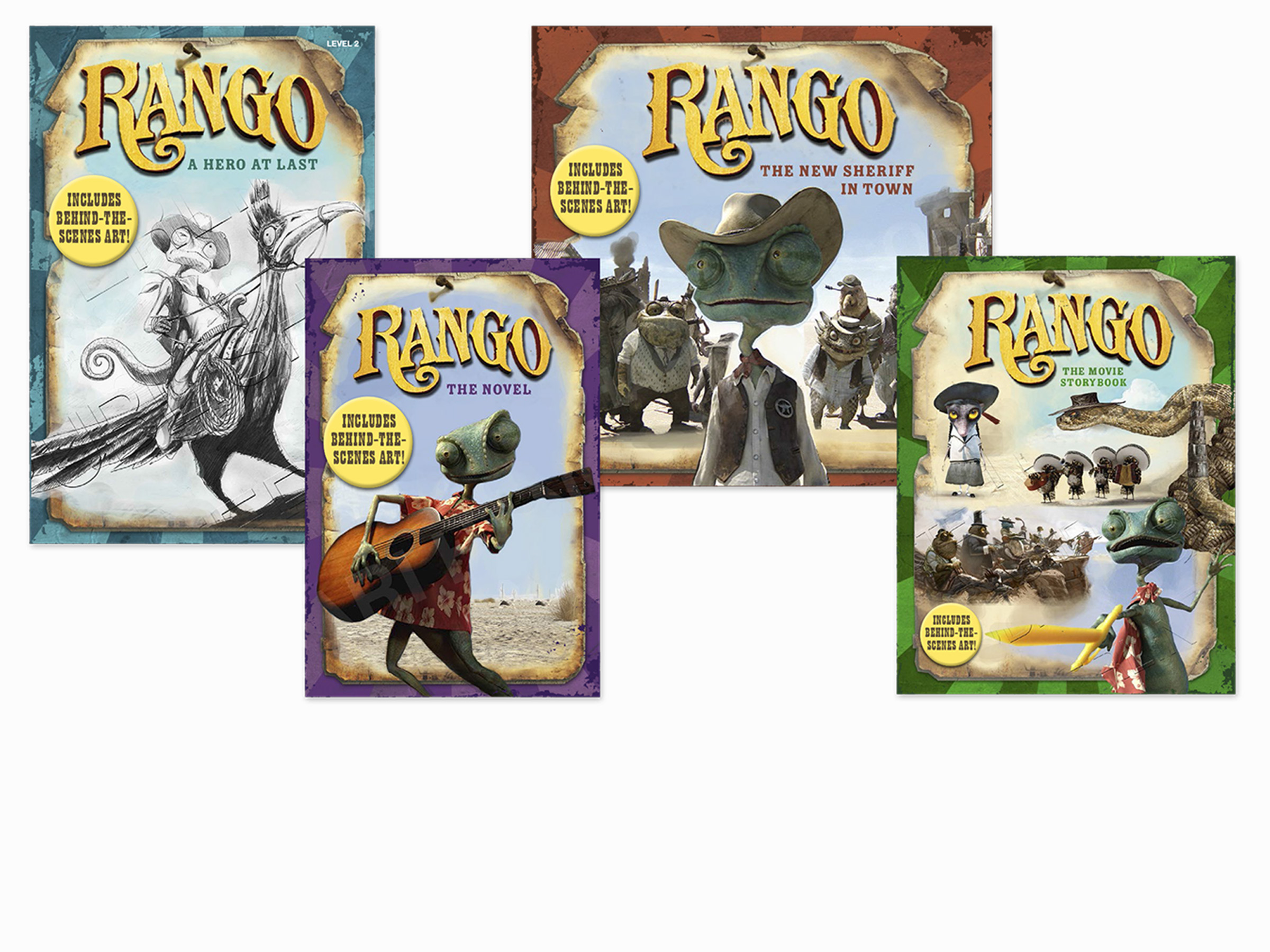 Rango Storybook Comps, Movie Tie-In