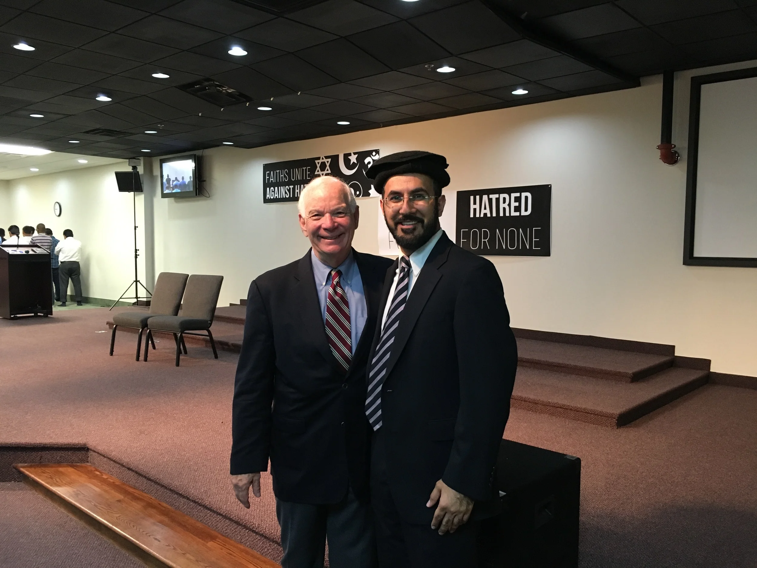  With Sen. Ben Cardin in Rosedale, MD. 