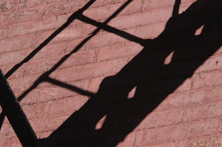 Fire Escape Shadow on East 2nd Street 2