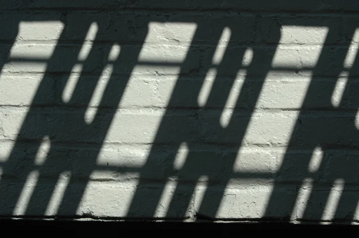 Fire Escape Shadows on West 3rd Street Gray 3