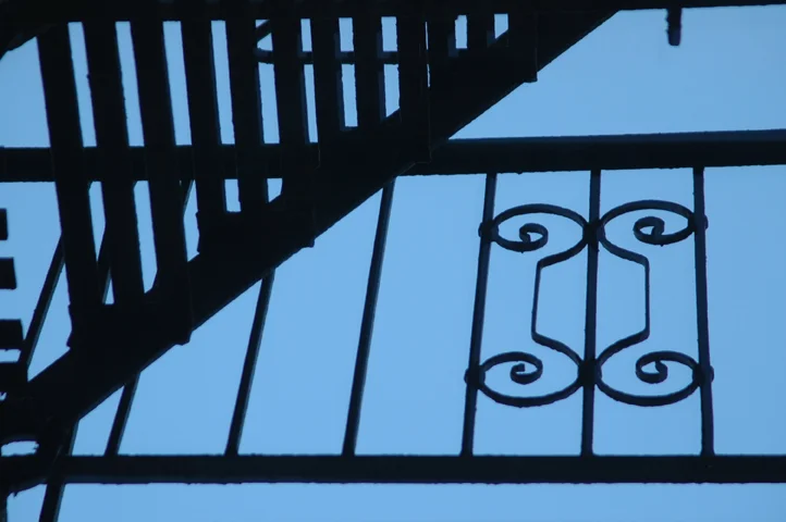 Fire Escape Silhouette 2