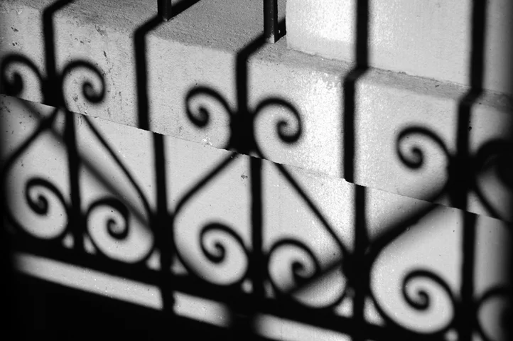 Iron Railing Shadows on West 97th Street 3