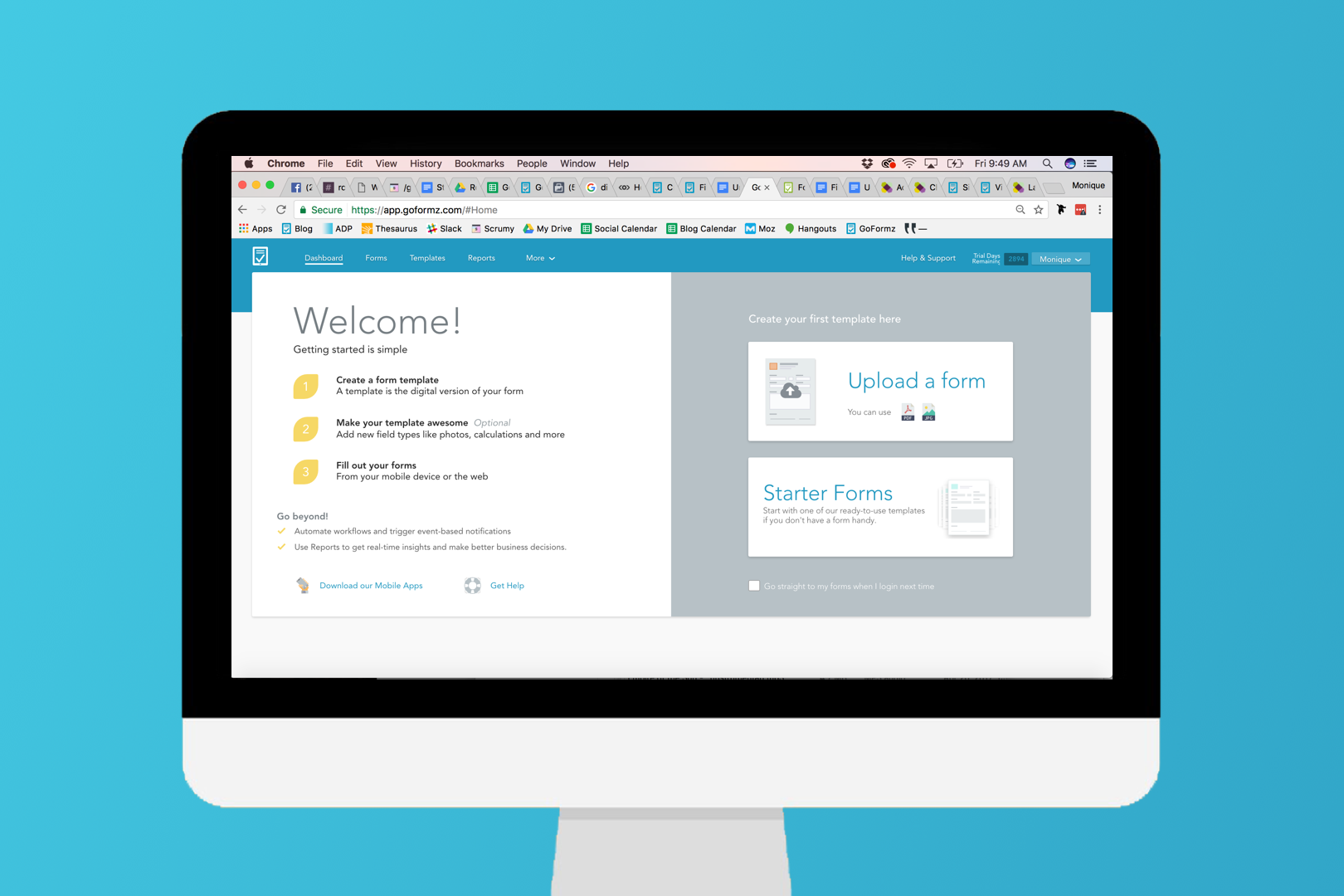 Create Your First Form Template
