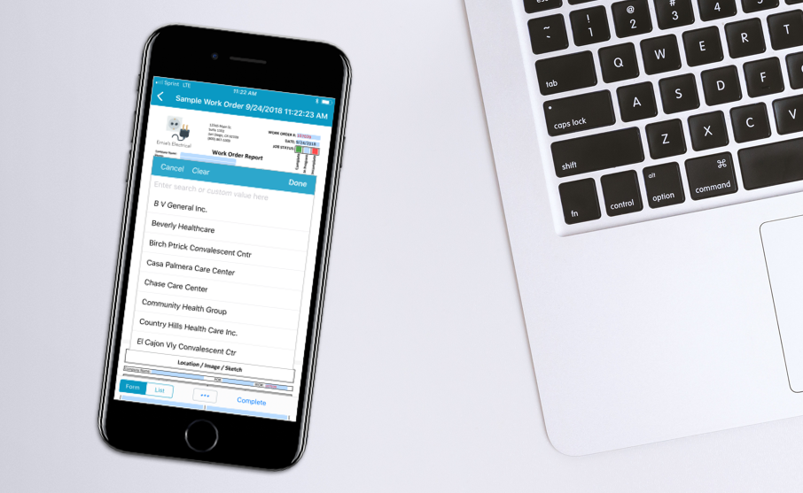 Expedite the entry of previously captured data with data sources and drop downs