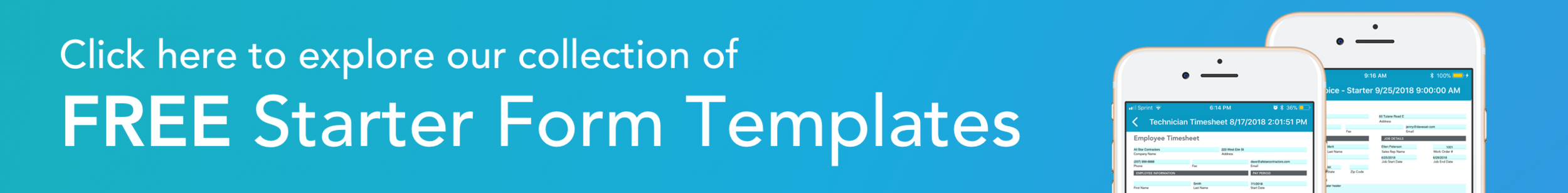 Click here to see our free Starter Form Templates