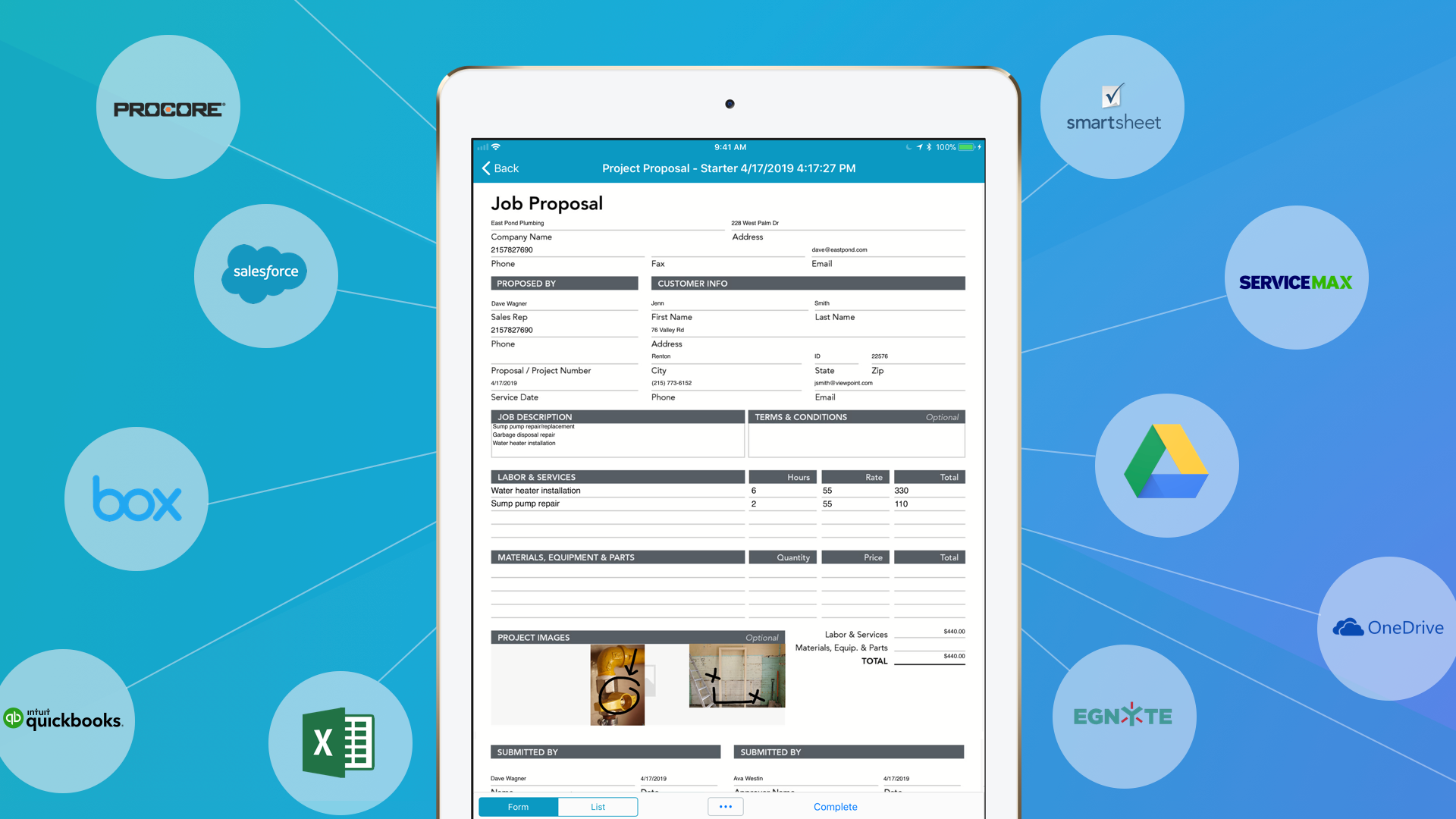 Automate form actions, routing, dispatch and sharing with GoFormz Automated Workflows and integrations
