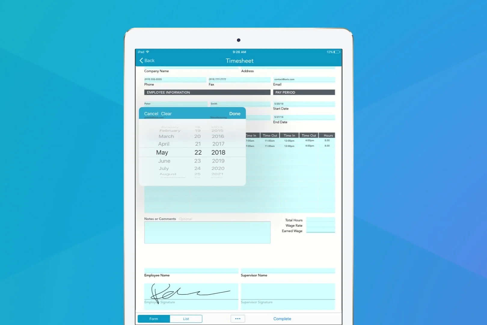 [Video] Spotlight Form: The Timesheet