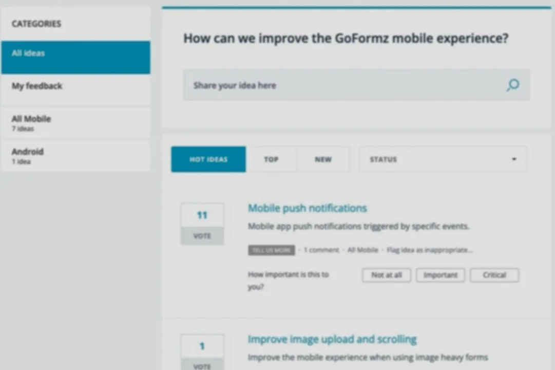 Make Your Voice Heard with the New GoFormz Feature Request Portal 