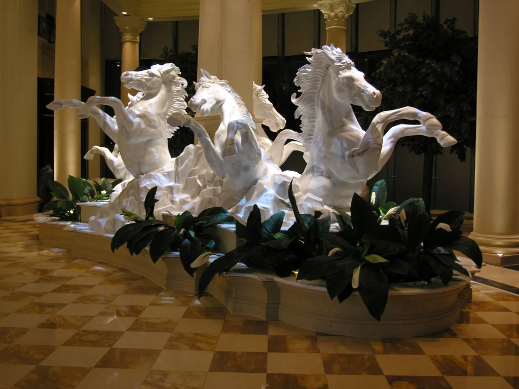  "Horses" in Dubai,  Fiberglass resin 