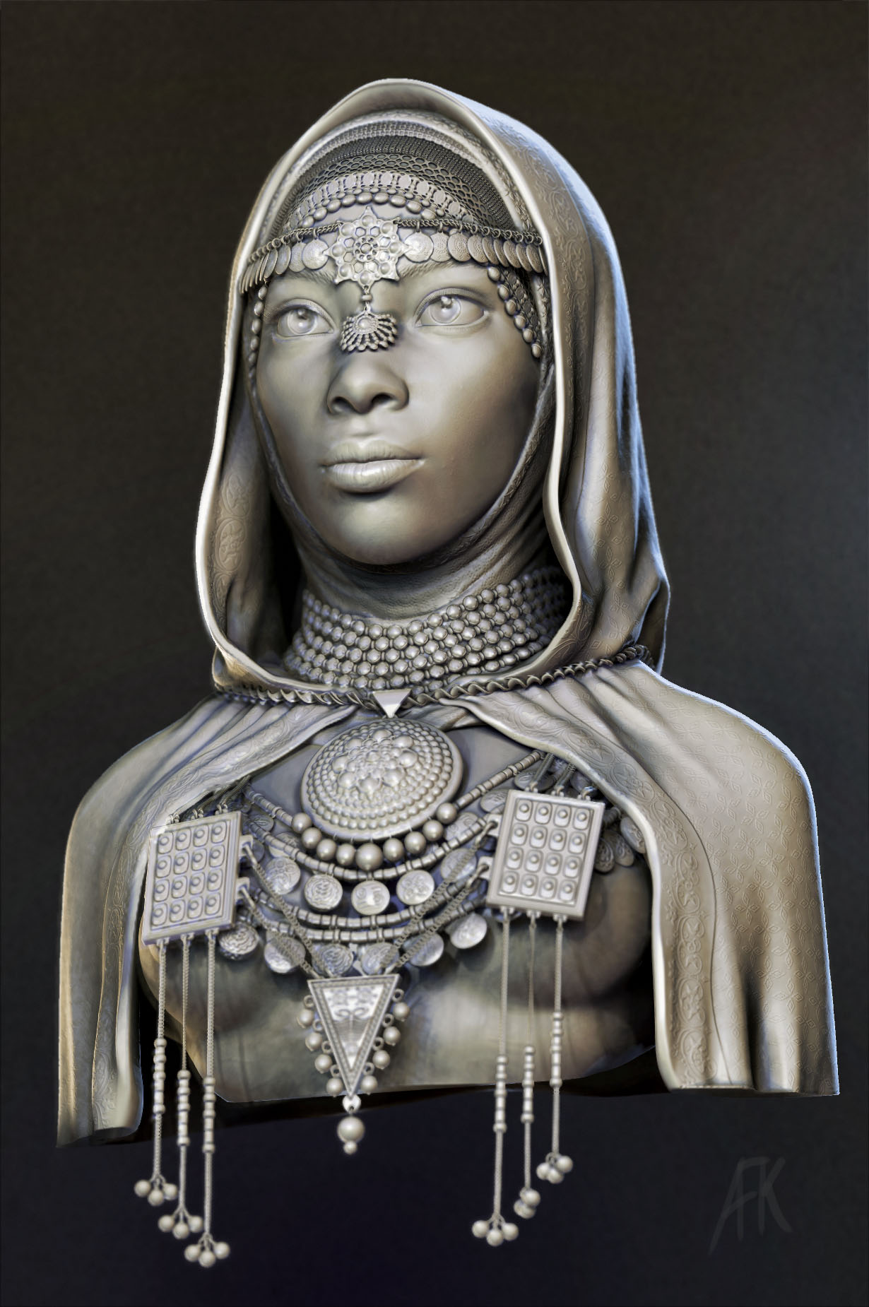 "Eastern Queen" Zbrush