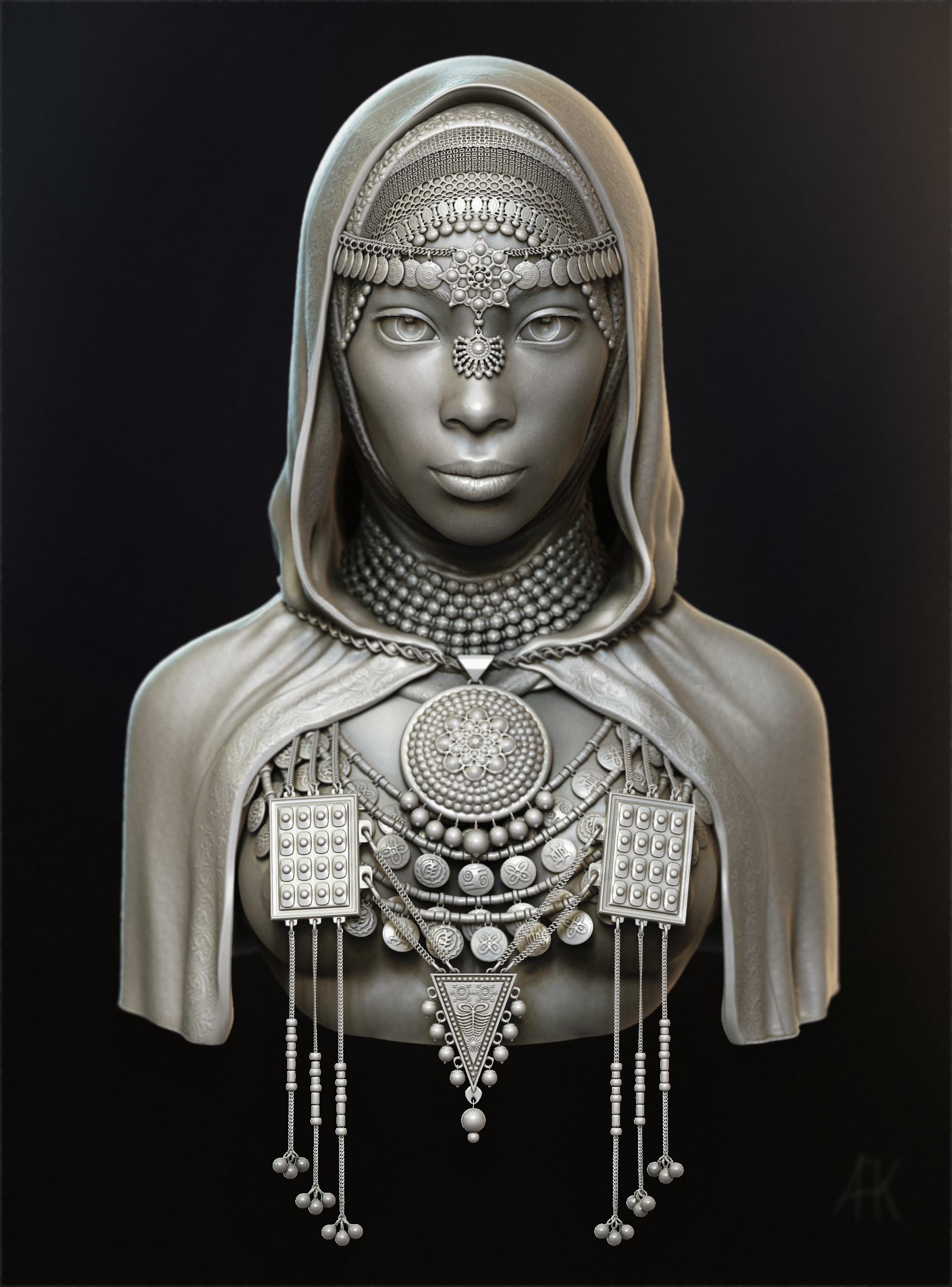 "Eastern Queen" Zbrush