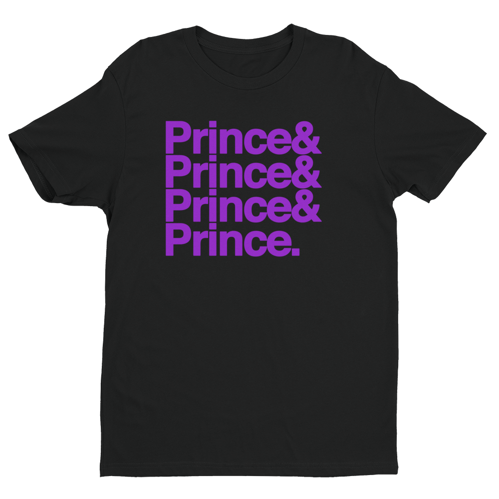 Helvetica List Prince T-shirt