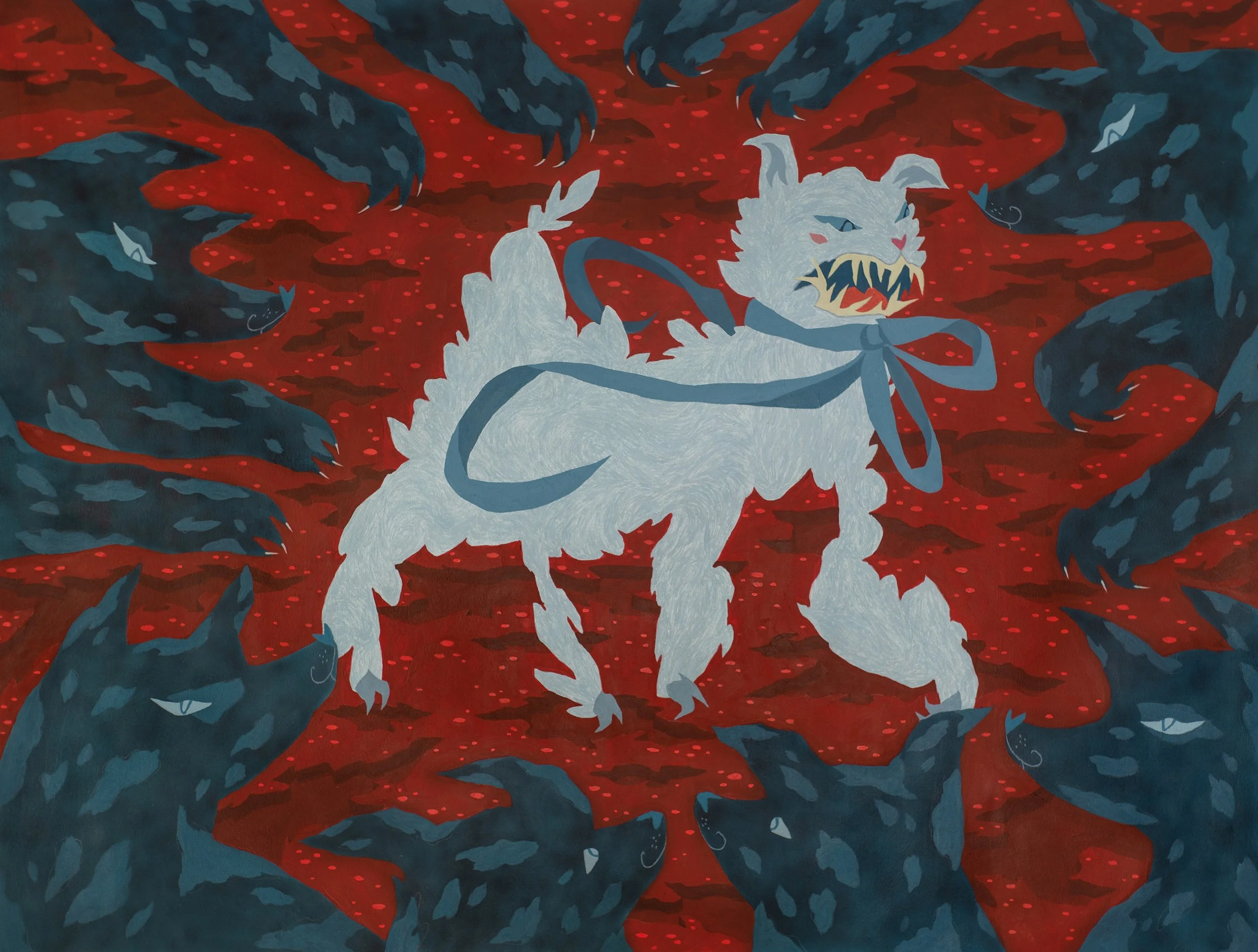   Solo  (2023). Acrylic on canvas. 125x165cm. 